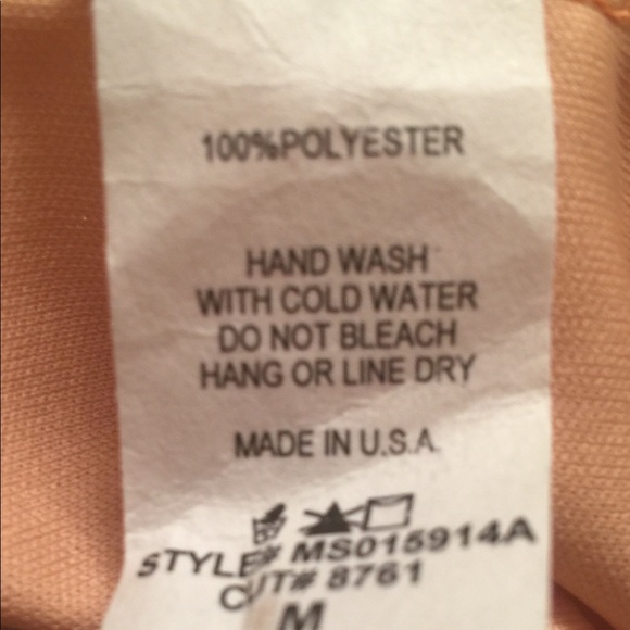 Peach Pleated Skirt - Picture 3 of 3